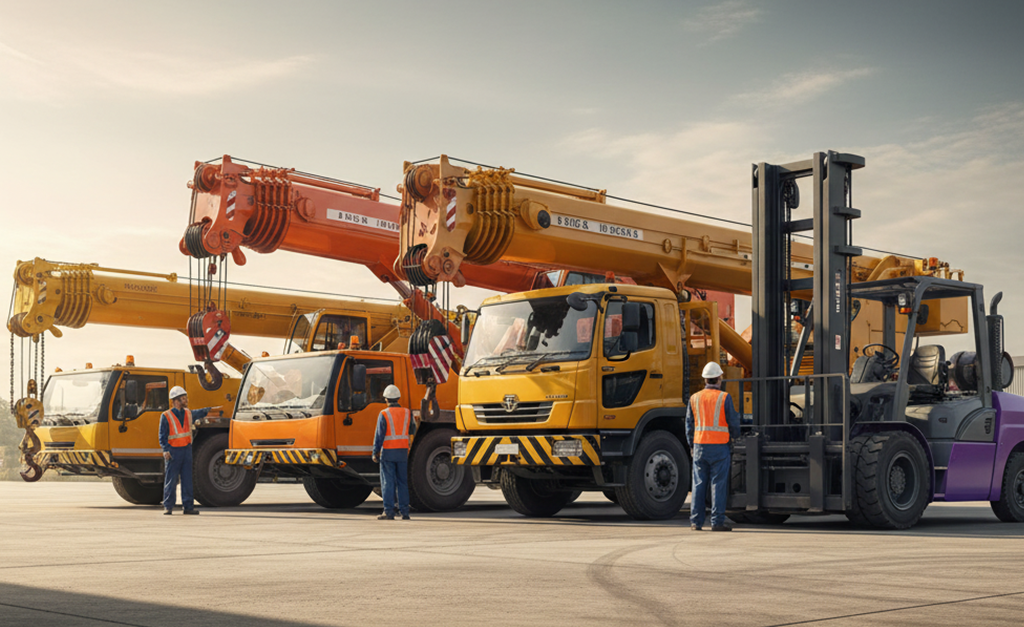 daftar harga alat forklif & crane