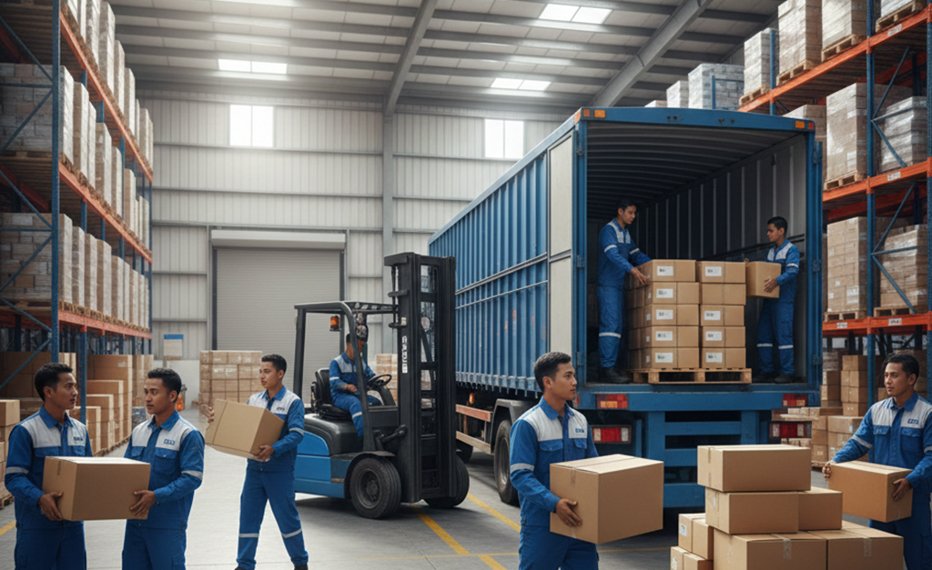 kirim barang ke Setokok