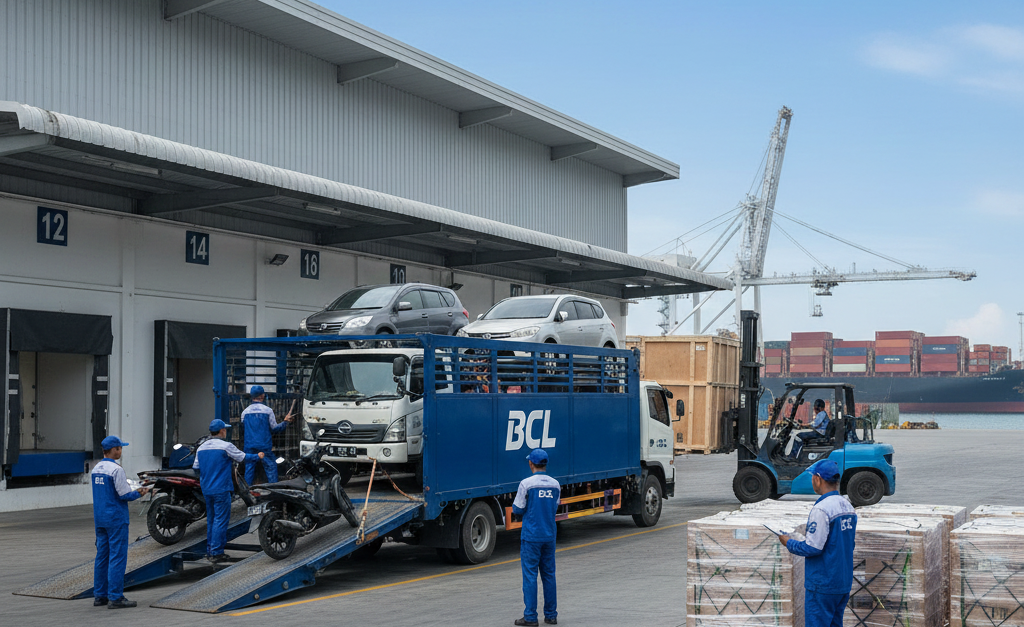 kirim kendaraan ke bangka