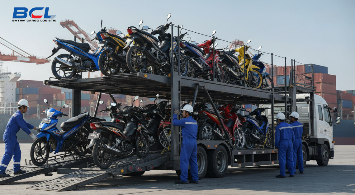 kirim motor ke batam