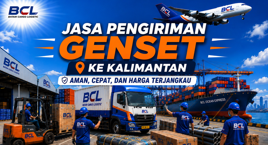 Jasa pengiriman genset ke Kalimantan