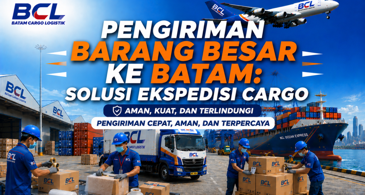 Pengiriman barang besar ke Batam