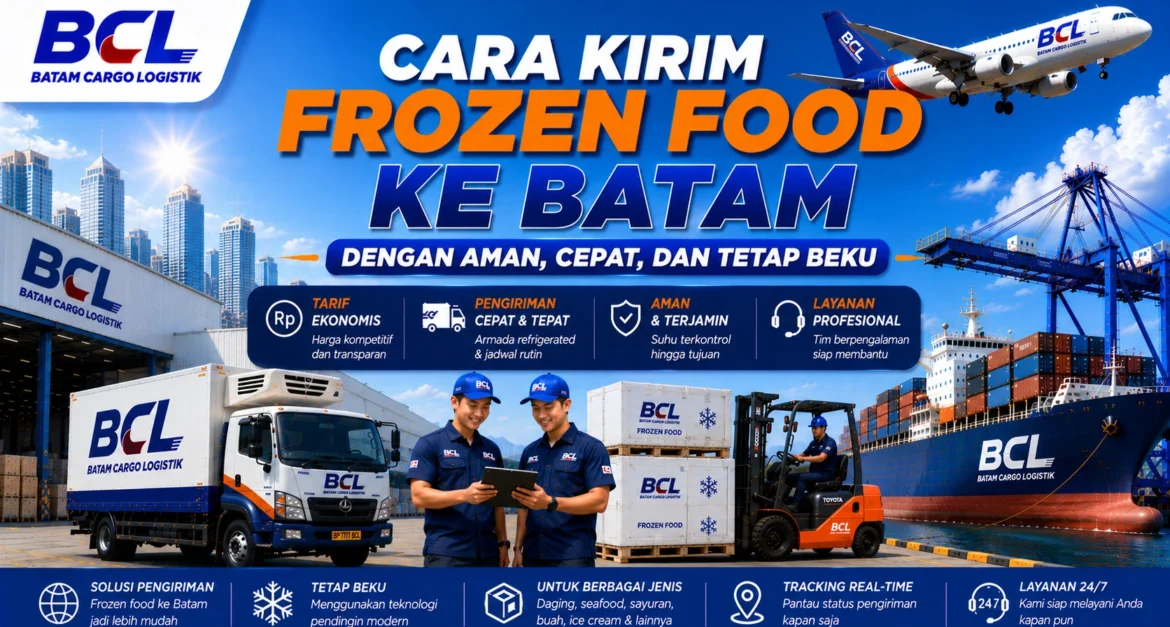 Cara kirim frozen food ke Batam