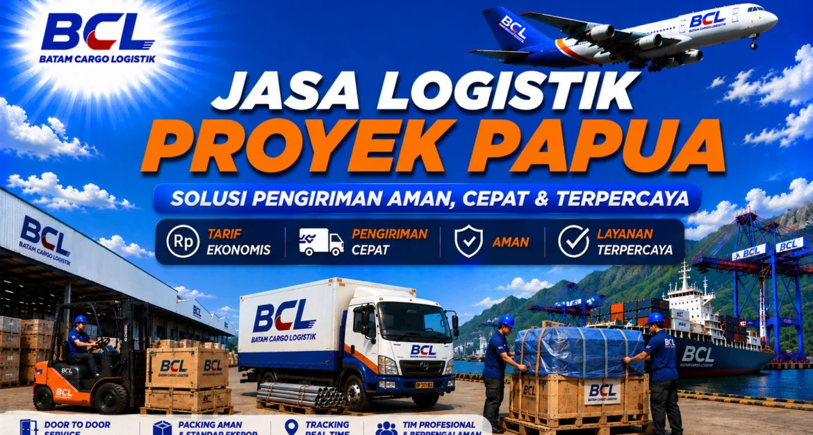 Jasa logistik proyek Papua