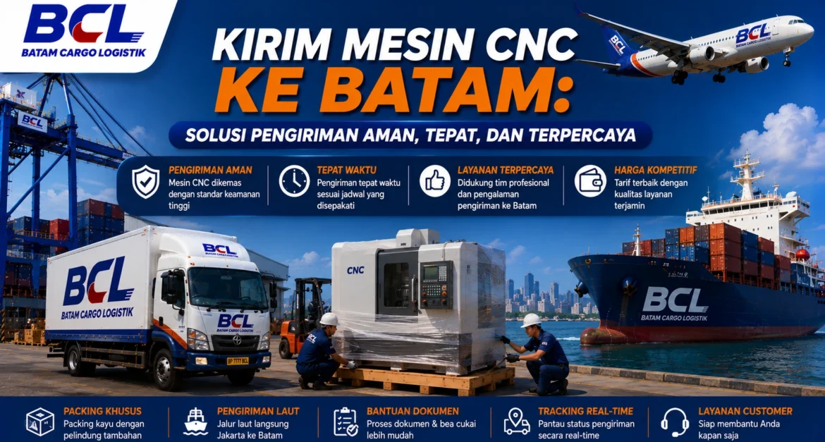 Kirim Mesin CNC ke Batam