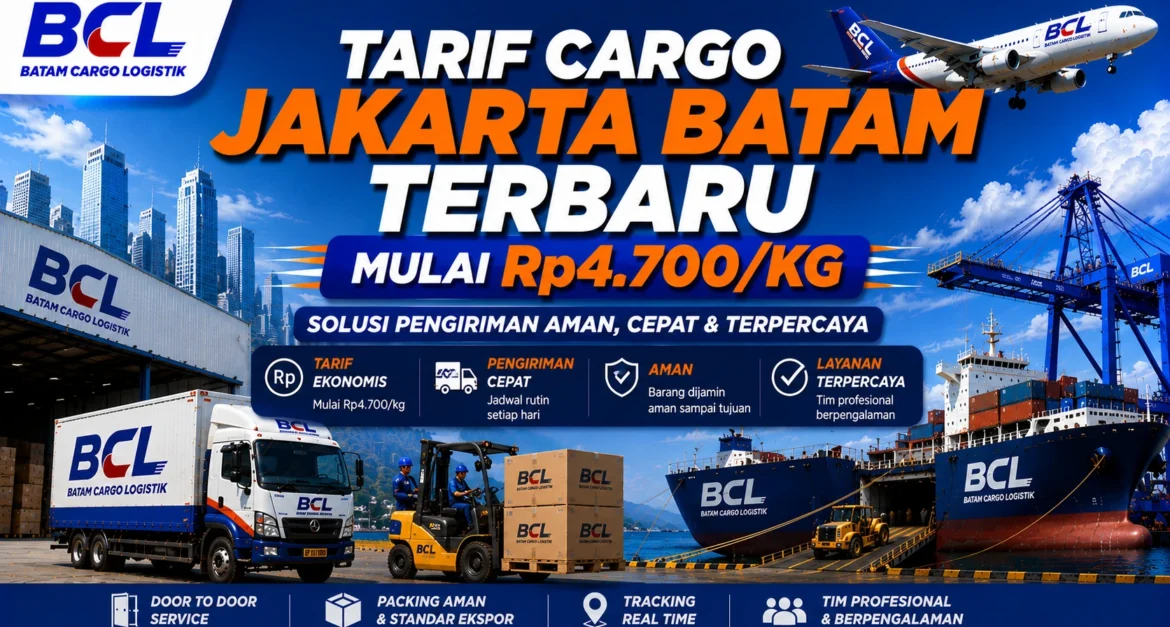 Tarif Cargo Jakarta Batam Terbaru