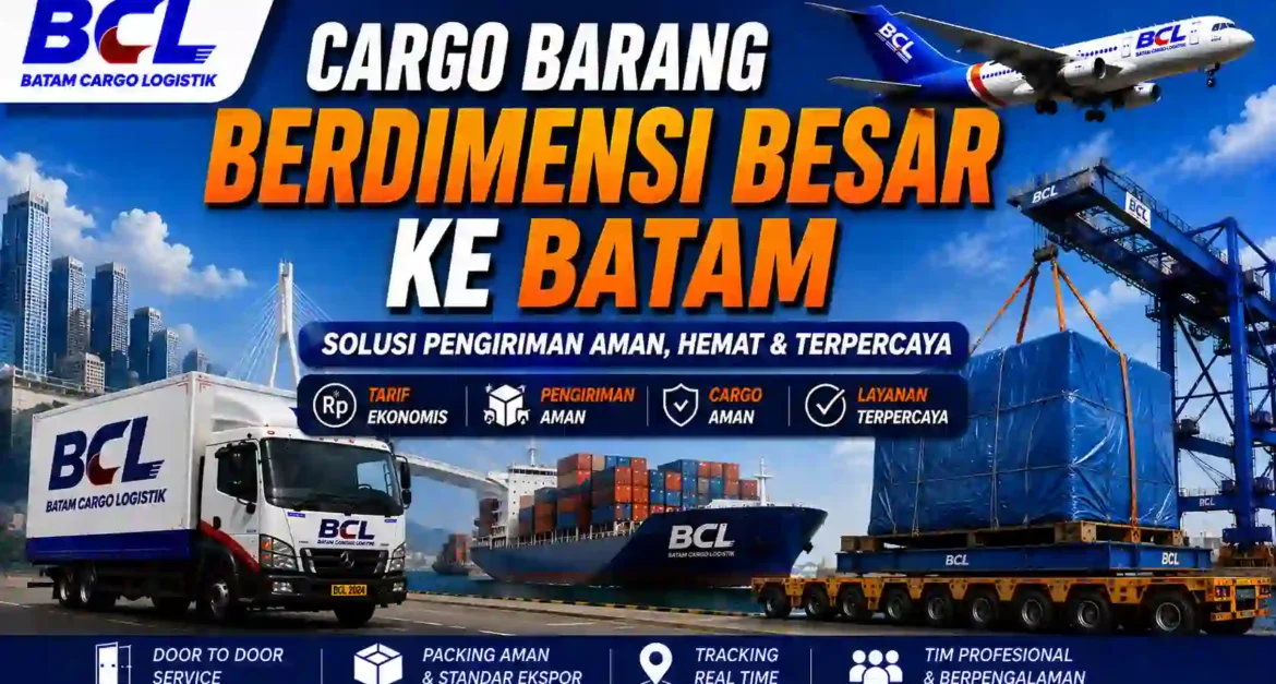 Cargo Barang Berdimensi Besar ke Batam