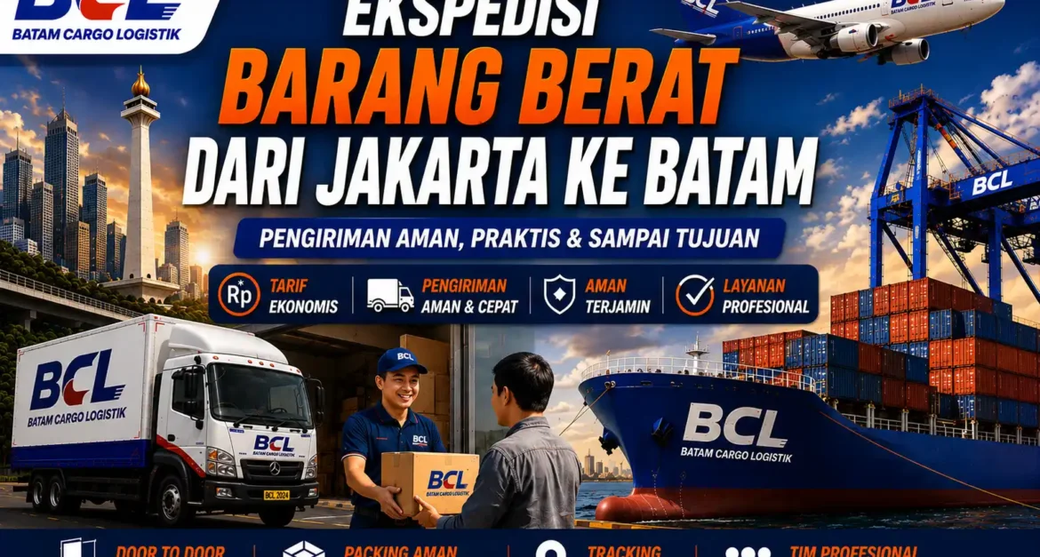 Ekspedisi barang berat dari Jakarta ke Batam